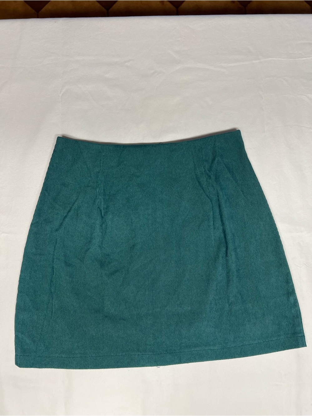 SHEIN Teal Mini Skirt - Solid Teal